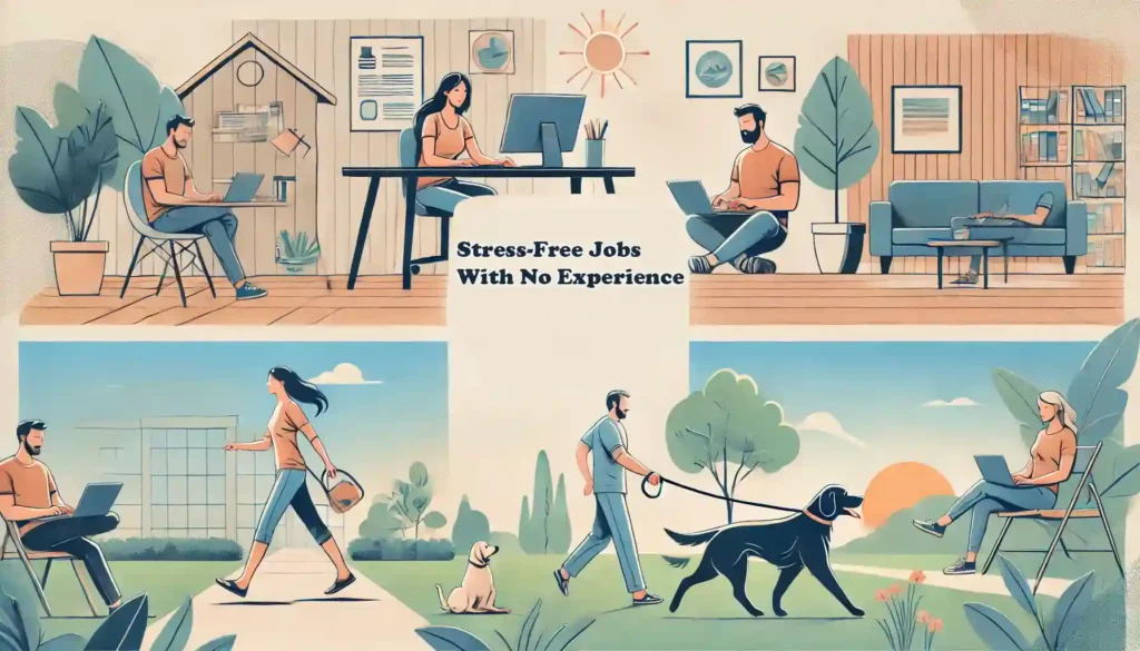 stress free jobs no experience